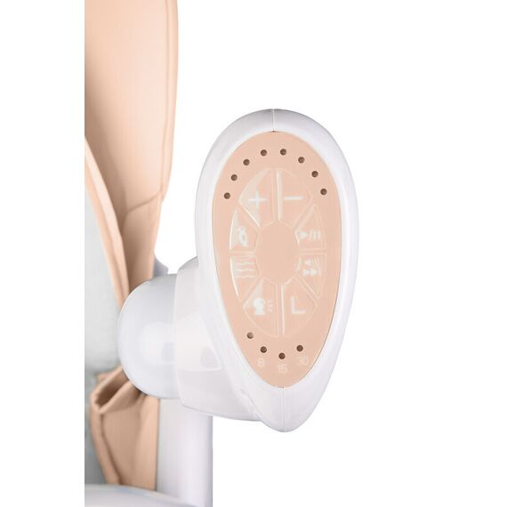 Scaun de masa cu leagan electric Caretero INDIGO 2 in 1 Pink, Culoare: Roz - poza 6 - ExclusivMAG.ro