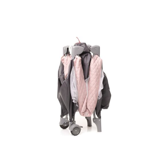 Patut pliabil 4Baby ROYAL Roz, Culoare: Roz, Dimensiuni: 120x60 - poza 5 - ExclusivMAG.ro