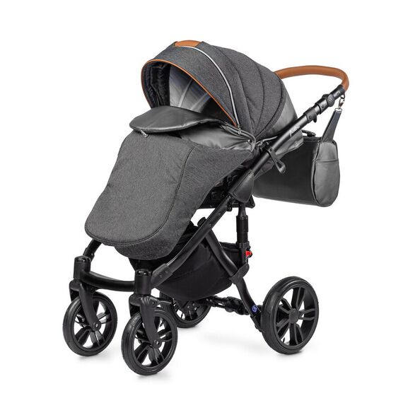 Carucior Camini FRONTERA 2 in 1 Silver, Culoare: Gri/Negru - poza 7 - ExclusivMAG.ro