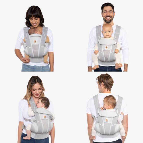 Marsupiu Omni Breeze Natural Beige Ergobaby, Culoare: Bej - poza 4 - ExclusivMAG.ro
