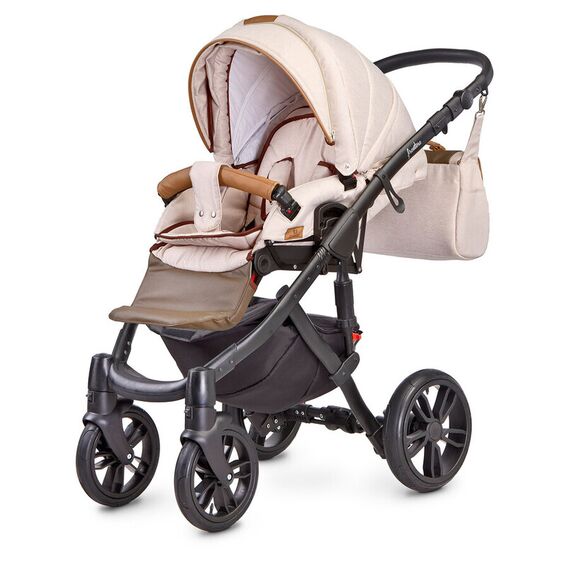 Carucior Camini FRONTERA 2 in 1 Bej, Culoare: Crem - poza 5 - ExclusivMAG.ro