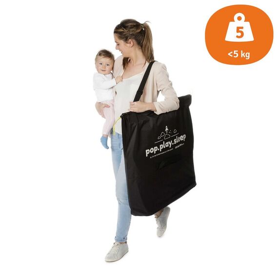 Patut Pliant Pop Up Aeromoov, Seashell Olive, Culoare: Verde, Dimensiuni: 120x60 - poza 6 - ExclusivMAG.ro