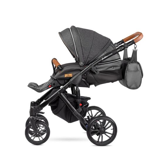 Carucior Camini FRONTERA 2 in 1 Silver, Culoare: Gri/Negru - poza 11 - ExclusivMAG.ro