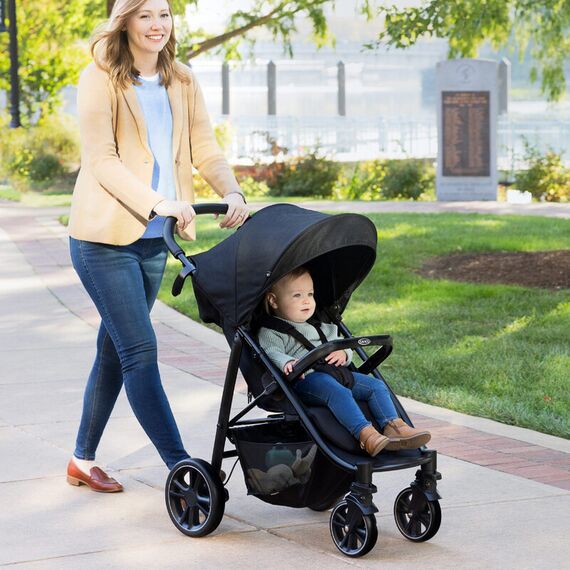 Carucior Graco EeZeFold Midnight, Culoare: Negru, Model: sport - poza 7 - ExclusivMAG.ro