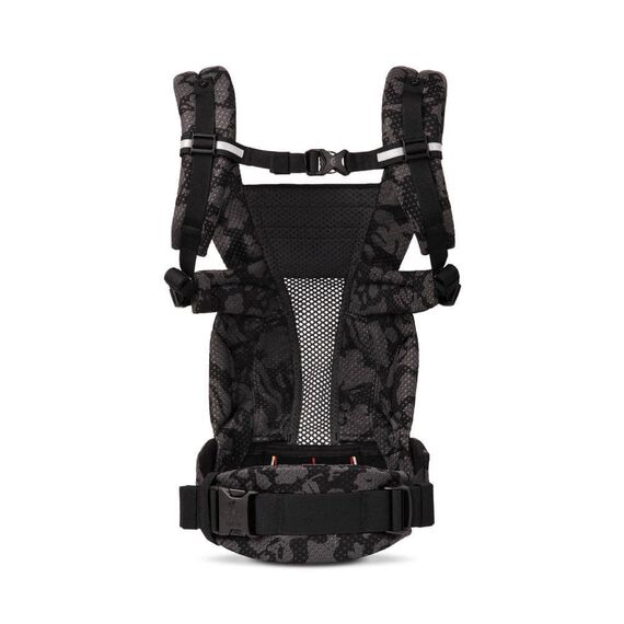 Marsupiu Omni Breeze Onyx Blooms Ergobaby, Culoare: Gri/Negru - poza 2 - ExclusivMAG.ro