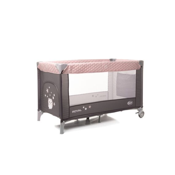 Patut pliabil 4Baby ROYAL Roz, Culoare: Roz, Dimensiuni: 120x60  - ExclusivMAG.ro