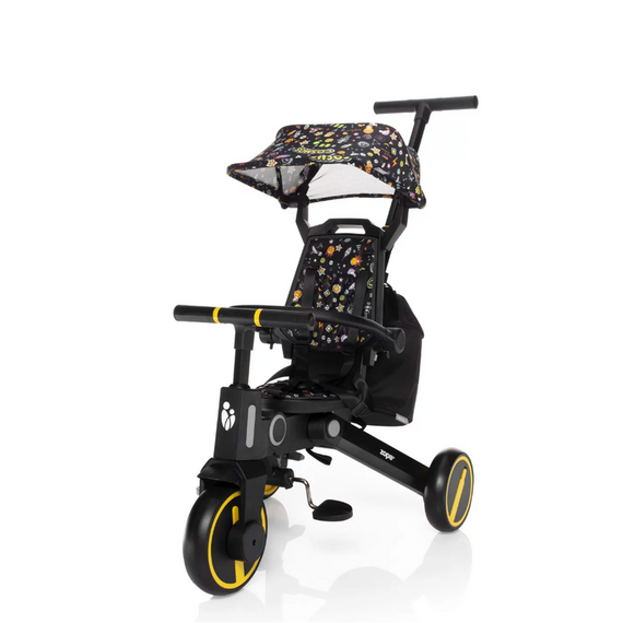 Tricicleta pliabila Zopa 7 in 1, de la 10 luni - 5 ani, Nova 2 Cosmic Black, Culoare: Negru - poza 2 - ExclusivMAG.ro
