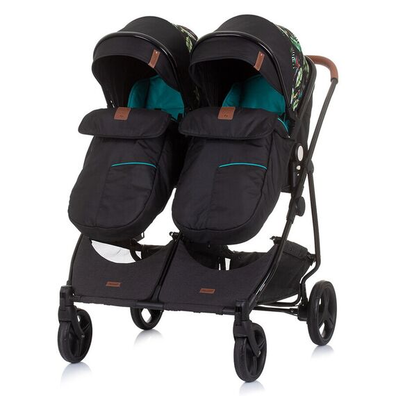 Carucior gemeni Chipolino Duo Smart 3 in 1 exotic, Culoare: Multicolor - poza 9 - ExclusivMAG.ro
