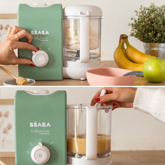 Robot Beaba Babycook Express Sage Green, Culoare: Verde - poza 6 - ExclusivMAG.ro