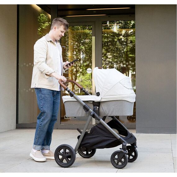 Joie - Landou Ramble XL Signature, Oyster (pentru carucioarele Finiti, Tourist, Aeria, Parcel, Versatrax, Litetrax), Culoare: Gri - poza 7 - ExclusivMAG.ro