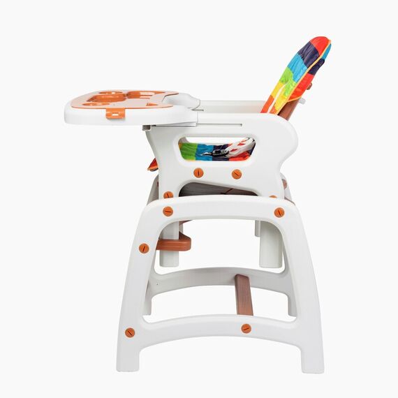 Scaun de masa Juju Eat&Play, Maro, Culoare: Multicolor - poza 7 - ExclusivMAG.ro