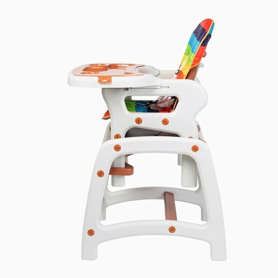 Scaun de masa Juju Eat&Play, Maro, Culoare: Multicolor - poza 6 - ExclusivMAG.ro
