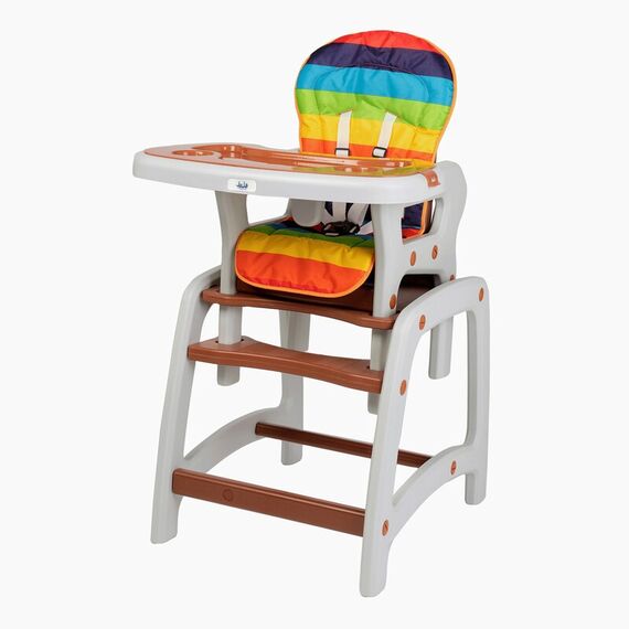 Scaun de masa Juju Eat&Play, Maro, Culoare: Multicolor  - ExclusivMAG.ro