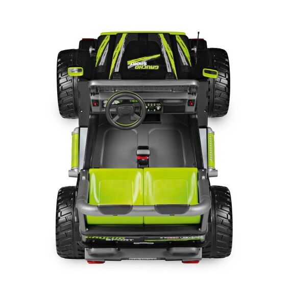Masina electrica Peg Perego Gaucho Sport, 12V, 3 ani +, Verde/Negru - poza 6 - ExclusivMAG.ro