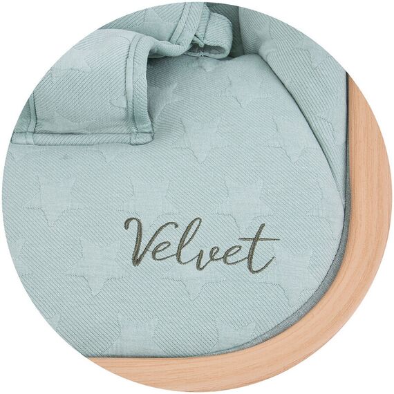 Scaunel balansoar Chipolino Velvet aloe wood, Culoare: Blue - poza 7 - ExclusivMAG.ro