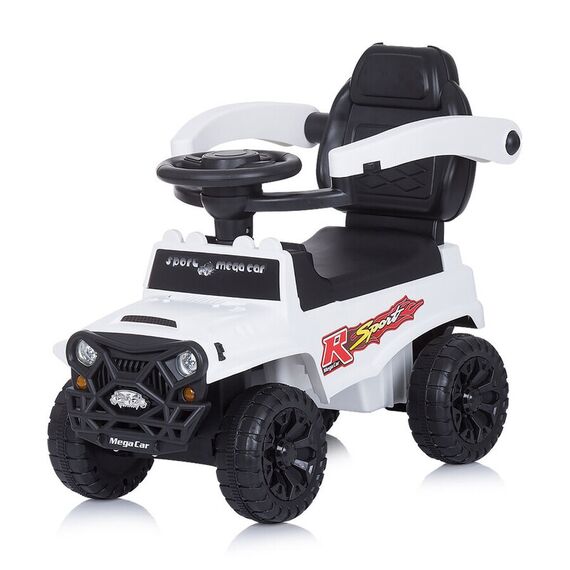 Masinuta de impins Chipolino Safari white cu maner si copertina, Culoare: Alb - poza 5 - ExclusivMAG.ro