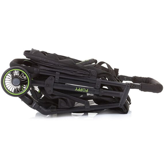 Carucior sport Chipolino Poppy ebony, Culoare: Negru - poza 5 - ExclusivMAG.ro