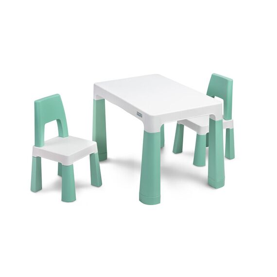 Set masuta cu scaunele pentru copii Toyz MONTI Menta, Culoare: Verde  - ExclusivMAG.ro