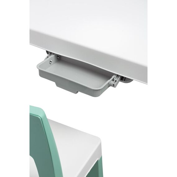 Set masuta cu scaunele pentru copii Toyz MONTI Menta, Culoare: Verde - poza 3 - ExclusivMAG.ro