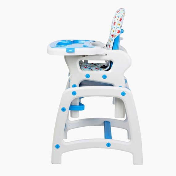 Scaun de masa Juju Eat&Play, Albastru, Culoare: Albastru - poza 5 - ExclusivMAG.ro
