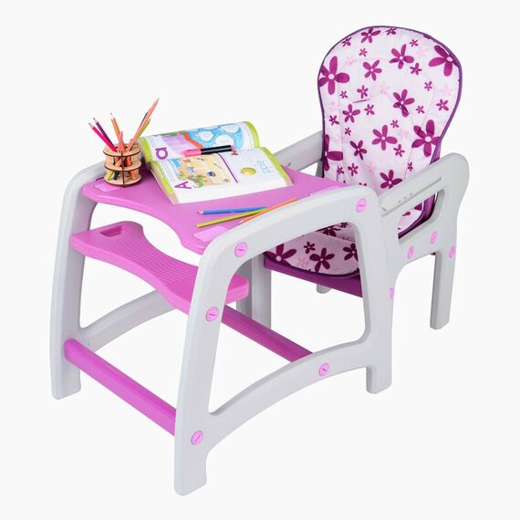 Scaun de masa Juju Eat&Play, Mov, Culoare: Mov - poza 2 - ExclusivMAG.ro