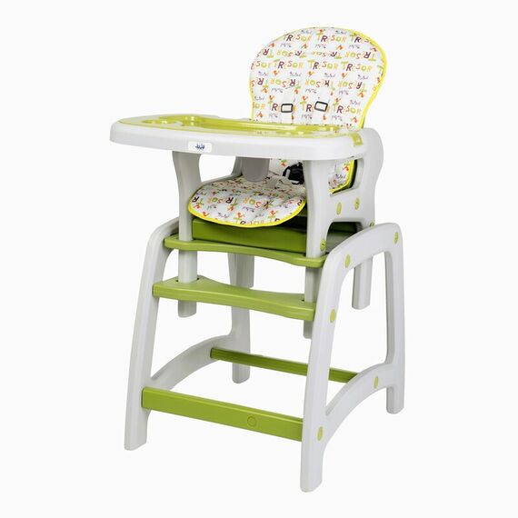Scaun de masa Juju Eat&Play, Verde, Culoare: Verde  - ExclusivMAG.ro