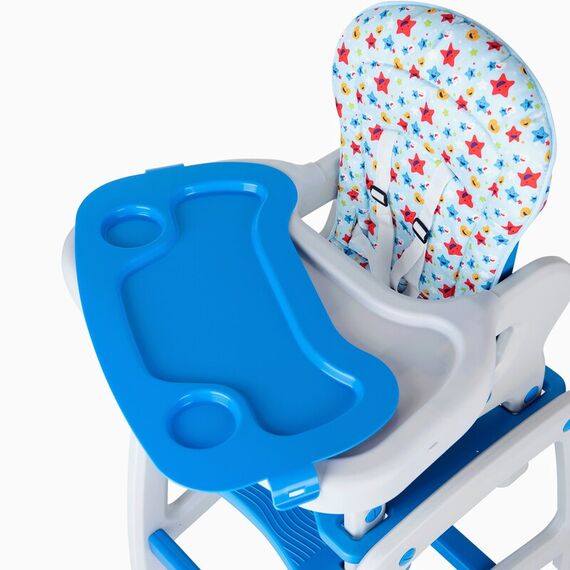 Scaun de masa Juju Eat&Play, Albastru, Culoare: Albastru - poza 8 - ExclusivMAG.ro