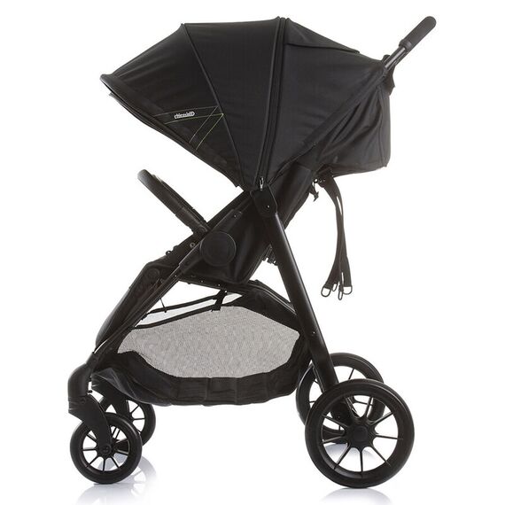 Carucior gemeni Chipolino Top Stars ebony, Culoare: Negru - poza 5 - ExclusivMAG.ro