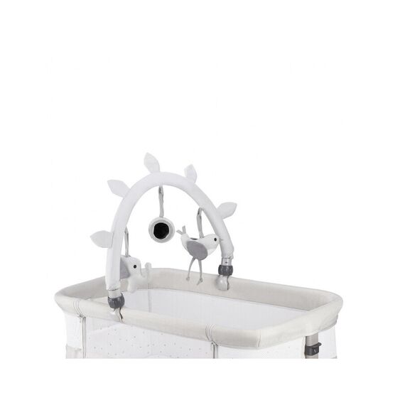 Co-sleeper MoMi, Revo - Light Grey, Culoare: Gri deschis - poza 5 - ExclusivMAG.ro
