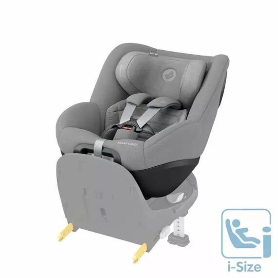 Scaun Auto I-Size Maxi-Cosi PEARL 360 PRO + Baza Auto FAMILYFIX 360 PRO AUTHENTIC GREY, Culoare: Gri deschis, Grupa: 61-105cm (4luni - 4ani) - poza 2 - ExclusivMAG.ro