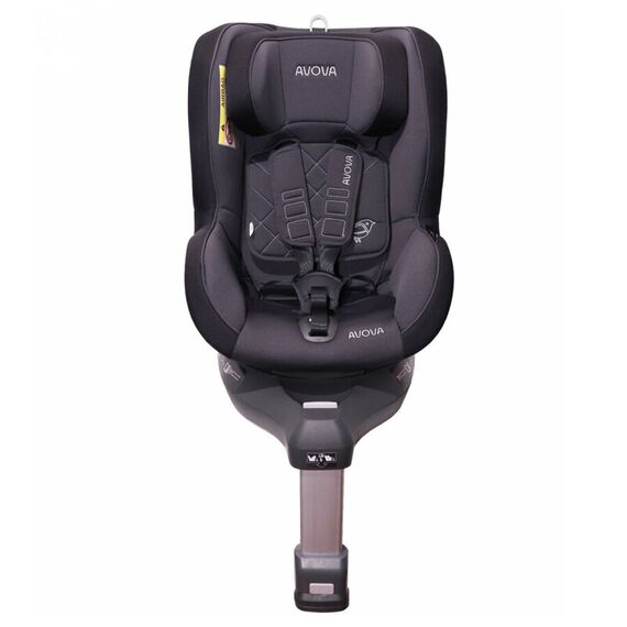 Scaun auto Avova Sperber-Fix i-Size Grey/Black, Culoare: Gri/Negru, Grupa: 0-18kg (0 luni - 4 ani)  - ExclusivMAG.ro