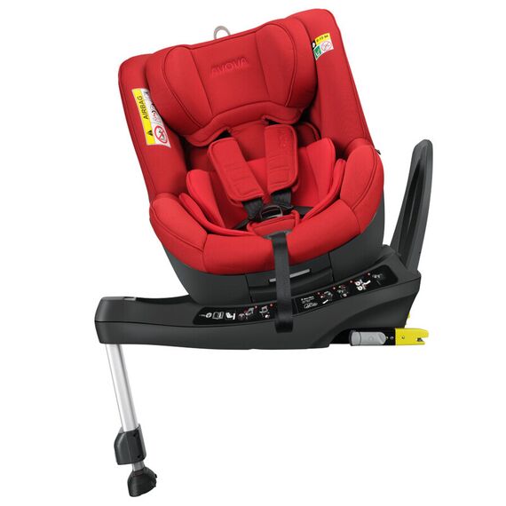 Scaun auto Avova Sperber-Fix 61 Maple Red, Culoare: Rosu, Grupa: 61-105cm (4luni - 4ani)  - ExclusivMAG.ro