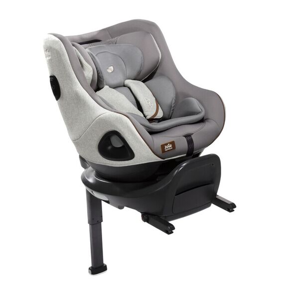 Scaun auto rotativ Joie i-Size i-Harbour Signature Oyster, 40-105 cm + Baza i-Size i-Base Encore, Culoare: Gri deschis, Grupa: 0-18kg (0 luni - 4 ani)  - ExclusivMAG.ro