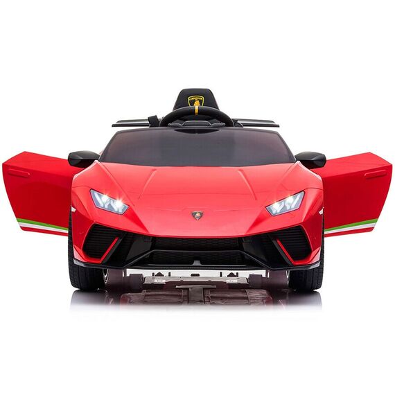 Masinuta electrica Chipolino Lamborghini Huracan red cu scaun din piele si roti EVA, Culoare: Rosu, Capacitate acumulator: 12V - poza 9 - ExclusivMAG.ro