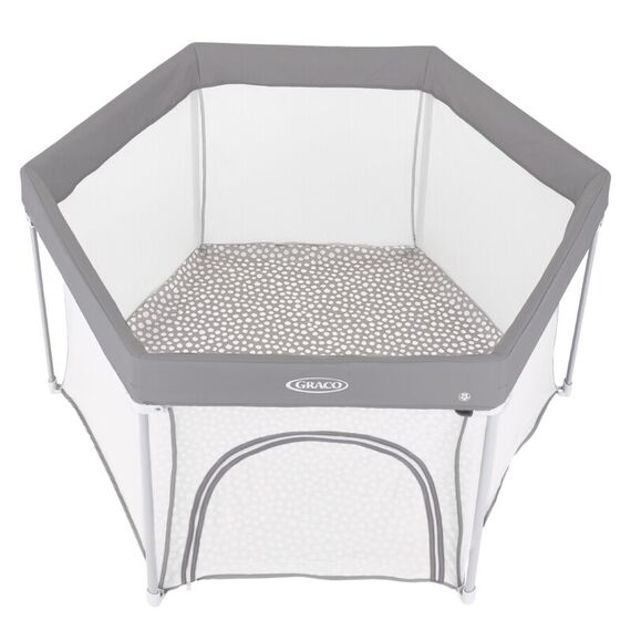 Tarc de joaca Graco EverGo Dotty, Culoare: Gri, Dimensiuni: 140x70 - poza 3 - ExclusivMAG.ro