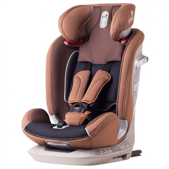 Scaun auto cu isofix si centura Top Tether Alia 9-36 kg, Moka Kiwy, Culoare: Maro, Grupa: 9-36kg (9 luni - 12 ani)  - ExclusivMAG.ro