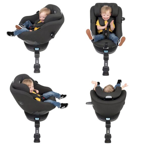 Scaun auto Graco rotativ 360 Turn2Me i-Size Midnight, Culoare: Negru, Grupa: 0-18kg (0 luni - 4 ani) - poza 8 - ExclusivMAG.ro