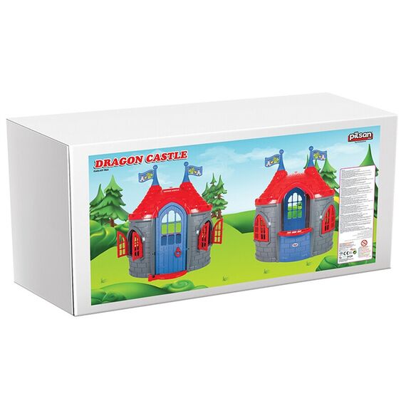 Casuta pentru copii Pilsan Princess Castle grey - poza 5 - ExclusivMAG.ro