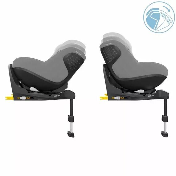 Scaun Auto I-Size Maxi-Cosi PEARL 360 PRO + Baza Auto FAMILYFIX 360 PRO AUTHENTIC GREY, Culoare: Gri deschis, Grupa: 61-105cm (4luni - 4ani) - poza 4 - ExclusivMAG.ro