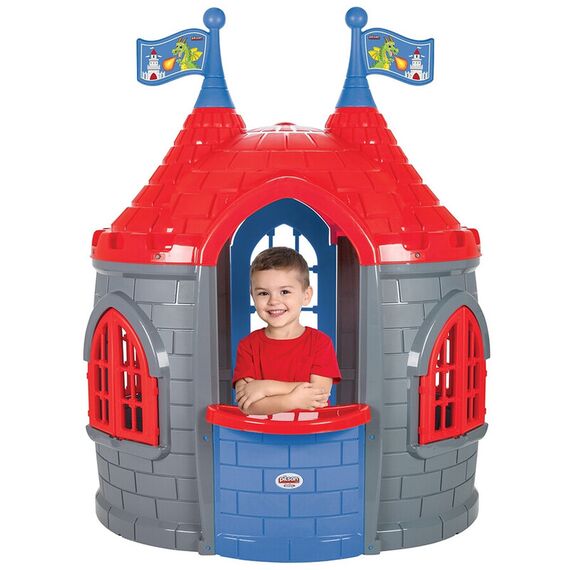 Casuta pentru copii Pilsan Princess Castle grey - poza 4 - ExclusivMAG.ro