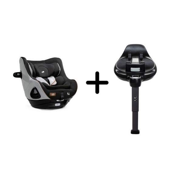 Scaun auto rotativ Joie i-Size i-Harbour Signature Carbon, 40-105 cm + Baza i-Size i-Base Encore, Culoare: Gri/Negru, Grupa: 0-18kg (0 luni - 4 ani) - poza 7 - ExclusivMAG.ro