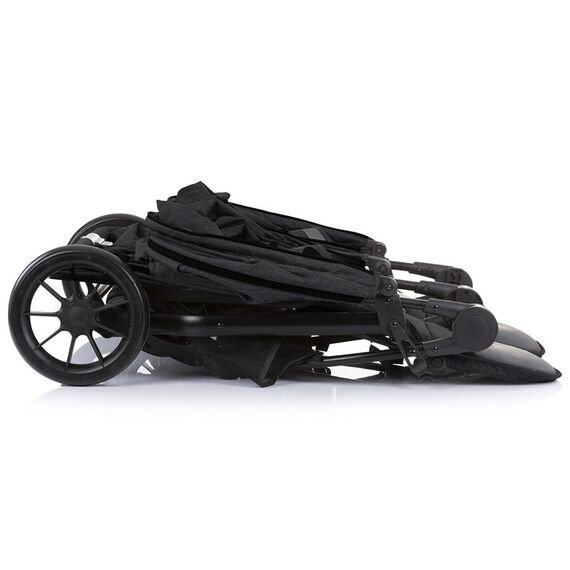 Carucior gemeni Chipolino Top Stars ebony, Culoare: Negru - poza 8 - ExclusivMAG.ro