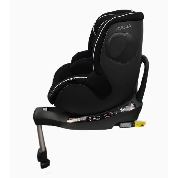 Scaun auto Avova Sperber-Fix i-Size Pearl Black, Culoare: Negru, Grupa: 0-18kg (0 luni - 4 ani) - poza 3 - ExclusivMAG.ro