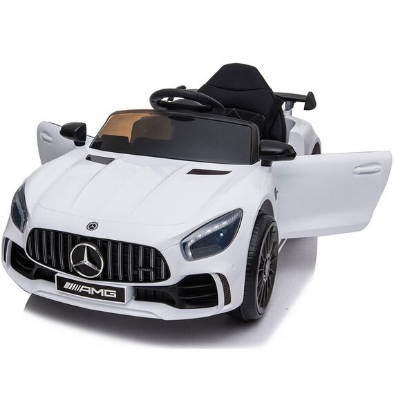 Masinuta electrica Hubner Mercedes Benz AMG white, Culoare: Alb, Capacitate acumulator: 12V - poza 11 - ExclusivMAG.ro