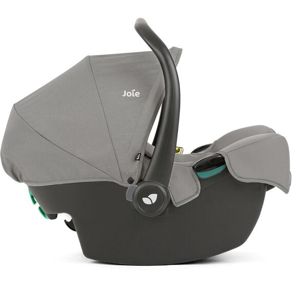 Scoica auto Joie i-Snug 2 cu tetiera reglabila, 40-75 cm, Pebble, testata ADAC si certificata R129, Culoare: Gri deschis, Grupa: 0-13kg (0 luni - 12 luni) - poza 3 - ExclusivMAG.ro