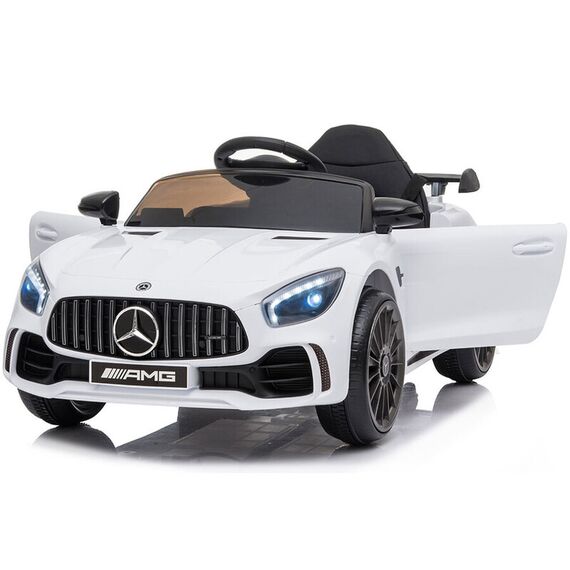 Masinuta electrica Hubner Mercedes Benz AMG white, Culoare: Alb, Capacitate acumulator: 12V - poza 9 - ExclusivMAG.ro
