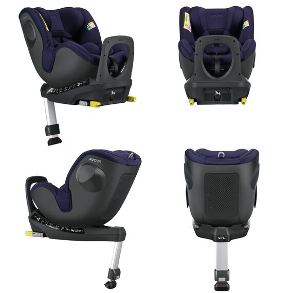 Scaun auto Avova Sperber-Fix 61 Atlantic Blue, Culoare: Albastru, Grupa: 61-105cm (4luni - 4ani) - poza 5 - ExclusivMAG.ro