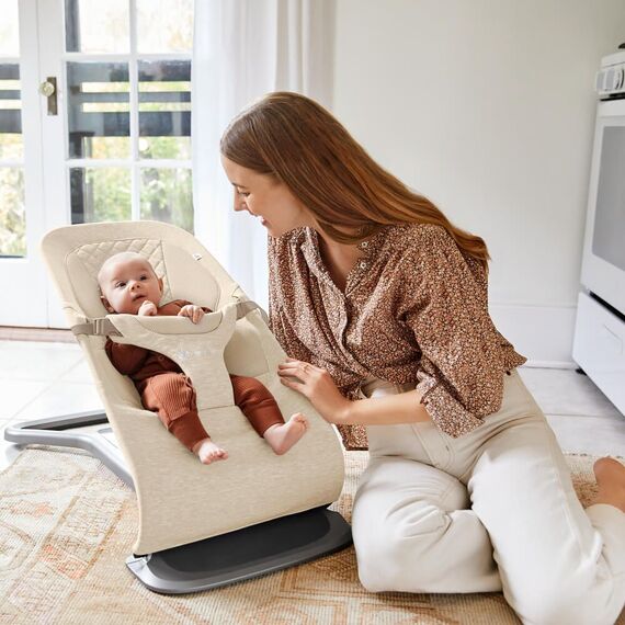 Balansoar 3 in 1 Evolve Cream Ergobaby, Culoare: Bej - poza 6 - ExclusivMAG.ro