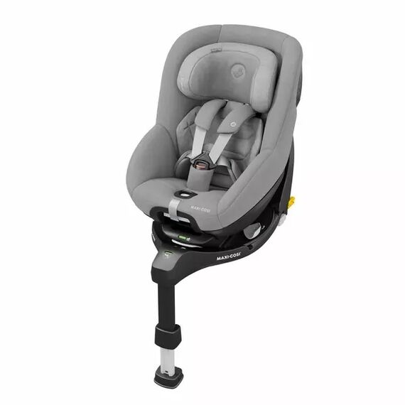Scaun Auto I-Size Maxi-Cosi PEARL 360 PRO + Baza Auto FAMILYFIX 360 PRO AUTHENTIC GREY, Culoare: Gri deschis, Grupa: 61-105cm (4luni - 4ani)  - ExclusivMAG.ro