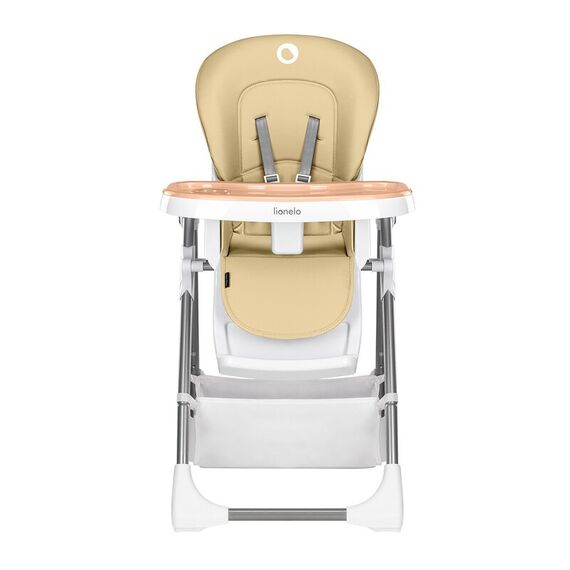 Scaun de masa, Lionelo, Linn Plus, Reglabil, 6 Pozitii pe inaltime, Spatar reglabil in 3 pozitii, Din metal, Conform cu standardul europeane de securitate EN14988, Bej, Culoare: Crem - poza 2 - ExclusivMAG.ro